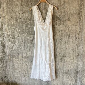 VINE TREE Women's White Slip Dress Size S